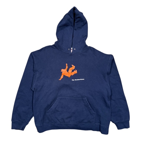 Vintage Y2K The Weakerthans Cowboy Sub City Records Fleece Band Hoodie Mens XL - Picture 1 of 7